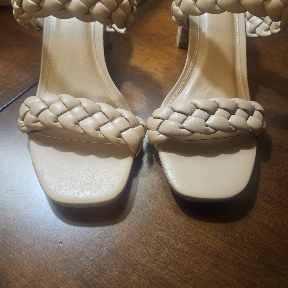 Dolce Vita Tan Braided Heels - Picture 10 of 10